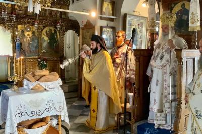 Ο Μητροπολίτης ΕΦΡΑΙΜ στην εορτάζουσα Ι. Μονή των Αγίων Αναργύρων Ερμιόνης