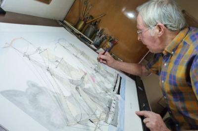 Η ελληνική ναυτοσύνη μέσα από το εντυπωσιακό έργο του σχεδιαστή - ζωγράφου Παναγιώτη Μαστραντώνη