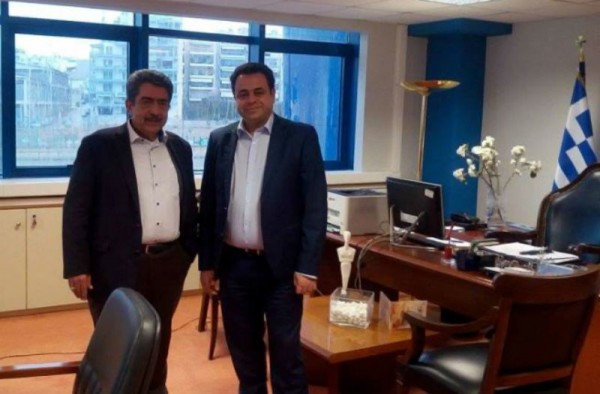 Συνάντηση του Αντιπεριφερειάρχη με τον Υφυπουργό Ναυτιλίας και Νησιωτικής Πολιτικής