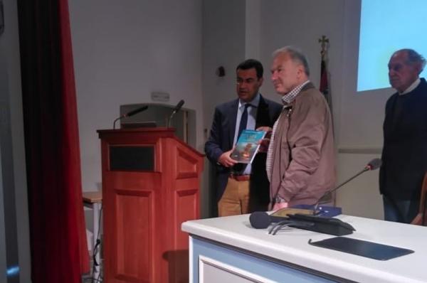 Ο Δήμαρχος Ύδρας στην έναρξη των εργασιών του 34ου Συνεδρίου της Ομοσπονδίας Κινηματογραφικών Λεσχών Ελλάδας