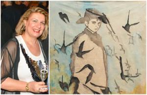 Kristi's Grigoriou Exhibition "Un-accompanied" in Hydra Island