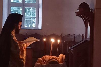 Στο μοναστήρι  της Αγίας Τριάδας γιορτάστηκε ευλαβικά η μνήμη του Αγίου Θεοδώρου του Τήρωνος