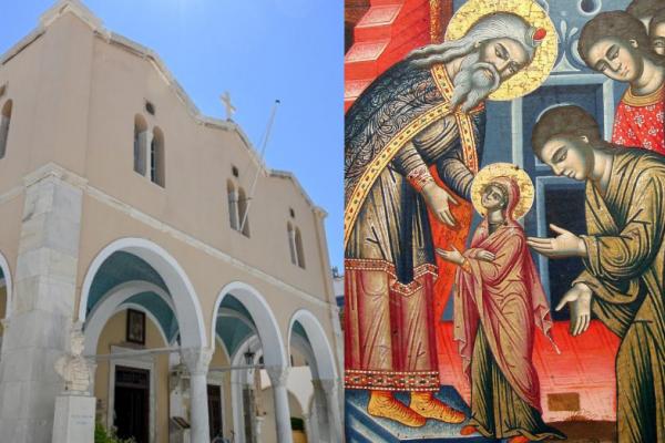 Εορτή   των Εισοδίων της Θεοτόκου την Παρασκευή 21 Νοεμβρίου στον Ιερό Καθεδρικό Ναό Ύδρας