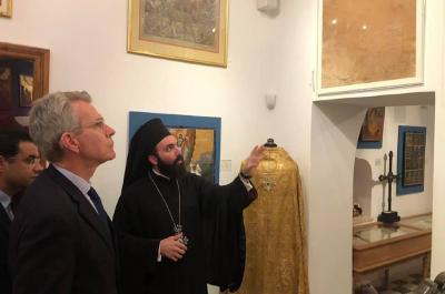 Ο Αμερικανός Πρέσβης Τζέφρι Πάιατ ξεναγήθηκε στον Καθεδρικό Ναό και το Εκκλησιαστικό Μουσείο