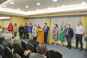 Με επιτυχία πραγματοποιήθηκε η προεκλογική ομιλία του Γ. Κουκουδάκη στον Πειραιά