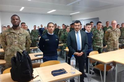 Ο Γιώργος Κουκουδάκης στην Στρατιωτική Ακαδημία της Πορτογαλίας για σειρά διαλέξεων