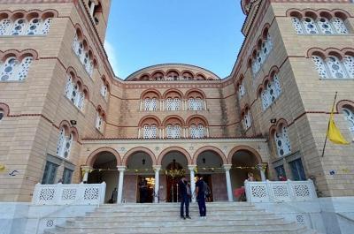 Εις Διάκονον Χειροτονία από τον Μητροπολίτη ΕΦΡΑΙΜ στον Ι. Ναό του Αγίου Νεκταρίου στην Αίγινα