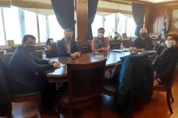 Συνάντηση Δημάρχου Γιώργου Κουκουδάκη με τον Δήμαρχο Πειραιά Γιάννη Μώραλη