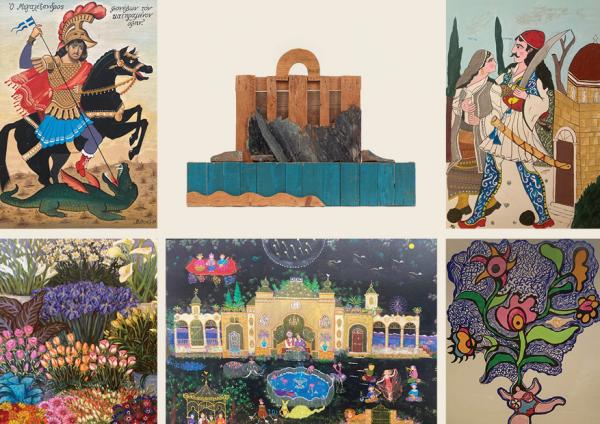 Δυναμική συμμετοχή  Υδραίων δημιουργών στην έκθεση «Οι Αυτοδίδακτοι» στην γκαλερί Σκουφά