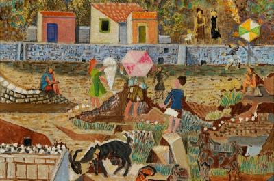 Οι χαρταετοί  στην τέχνη - Ανάμεσά τους το έργο του Νίκου Χατζηκυριάκου Γκίκα