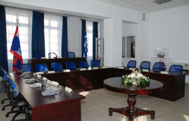 Η νέα αίθουσα συνεδριάσεων του Δήμου Ύδρας
