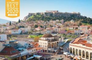 Δεύτερος προορισμός  στην Ευρώπη για το 2020 η Αθήνα