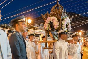 Με λαμπρότητα  και κατάνυξη η εορτή της Κοιμήσεως της Θεοτόκου στην Ύδρα