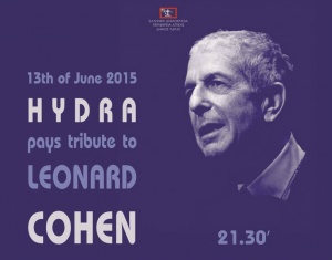 Η Ύδρα τιμά τον Leonard Cohen