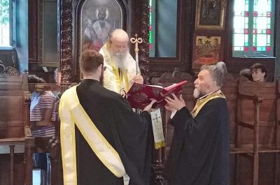 Ο Σεβ. Ποιμενάρχης κ. ΕΦΡΑΙΜ χοροστάτησε και μίλησε στην πρώτη Ιερά Παράκληση της Παναγίας