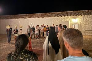 Με κατάνυξη  γιόρτασε η ιστορική Ιερά Μονή του προφήτου Ηλιού Ύδρας