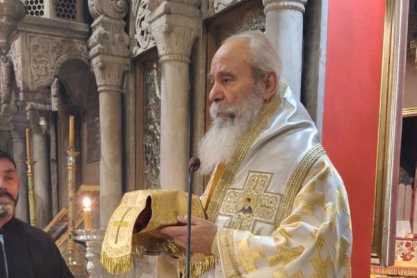 Ο Σεβασμιότατος   ποιμενάρχης μας κ. ΕΦΡΑΙΜ ιερούργησε στον Ιερό Καθεδρικό Ύδρας