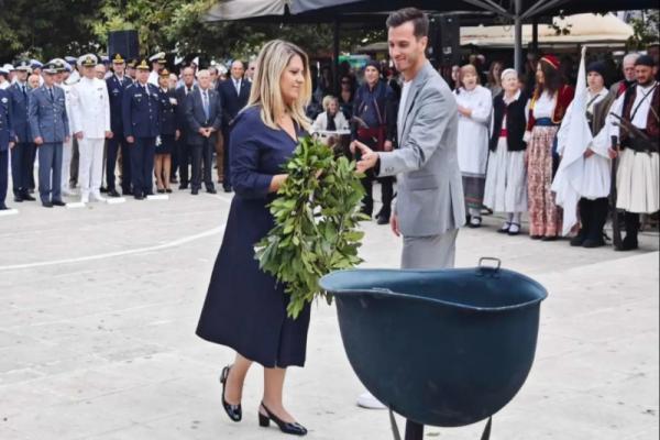 Η Αντιδήμαρχος  Τζίνα Μαραγκού συμμετείχε στις εορταστικές εκδηλώσεις του Δήμου Πύλου-Νέστορος για την 197η επέτειο της Ναυμαχίας του Ναβαρίνου