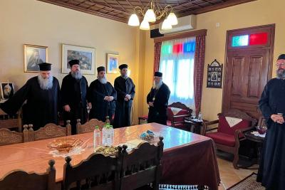 Ο Σεβασμιότατος Ποιμενάρχης μας κ. ΕΦΡΑΙΜ συγκάλεσε Ιερατική Σύναξη στην Αίγινα