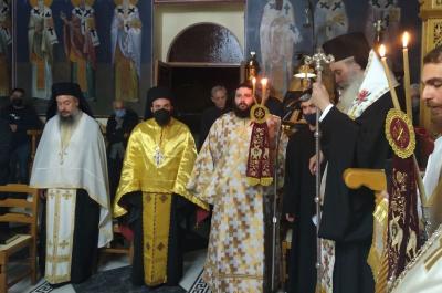 Στον πανηγυρίζοντα   Ι. Ναό στο χωριό Αγίων Ασωμάτων Αιγίνης χοροστάτησε ο Μητροπολίτης ΕΦΡΑΙΜ